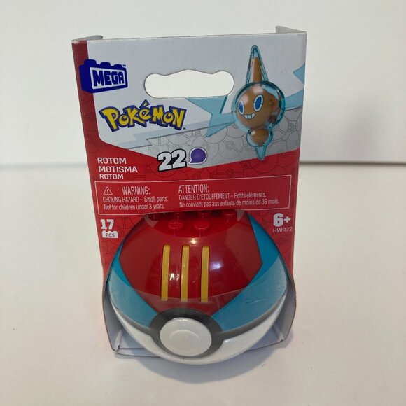 New Sealed Mega Construx Pokemon Series 22 Rotom Buildable Figure HWR72 - Picture 1 of 7